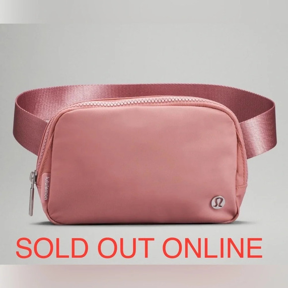 Lululemon Everywhere belt bag Pink Pastel Pink 1L - Picture 1 of 14
